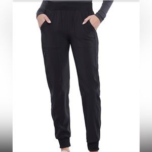 Cherokee Allura black jogger scrub pants petite